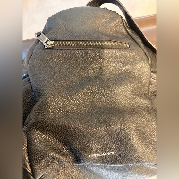 Rebecca Minkoff Black Fringe Leather Backpack - Picture 6 of 7